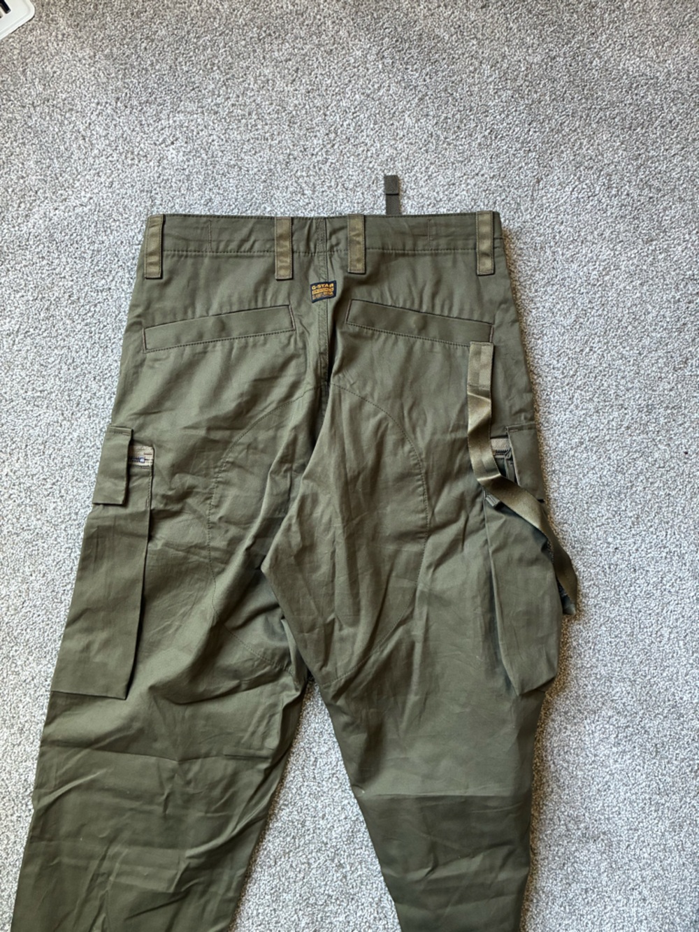 G-Star Olive Green Cargo Pants - Picture 6 of 11